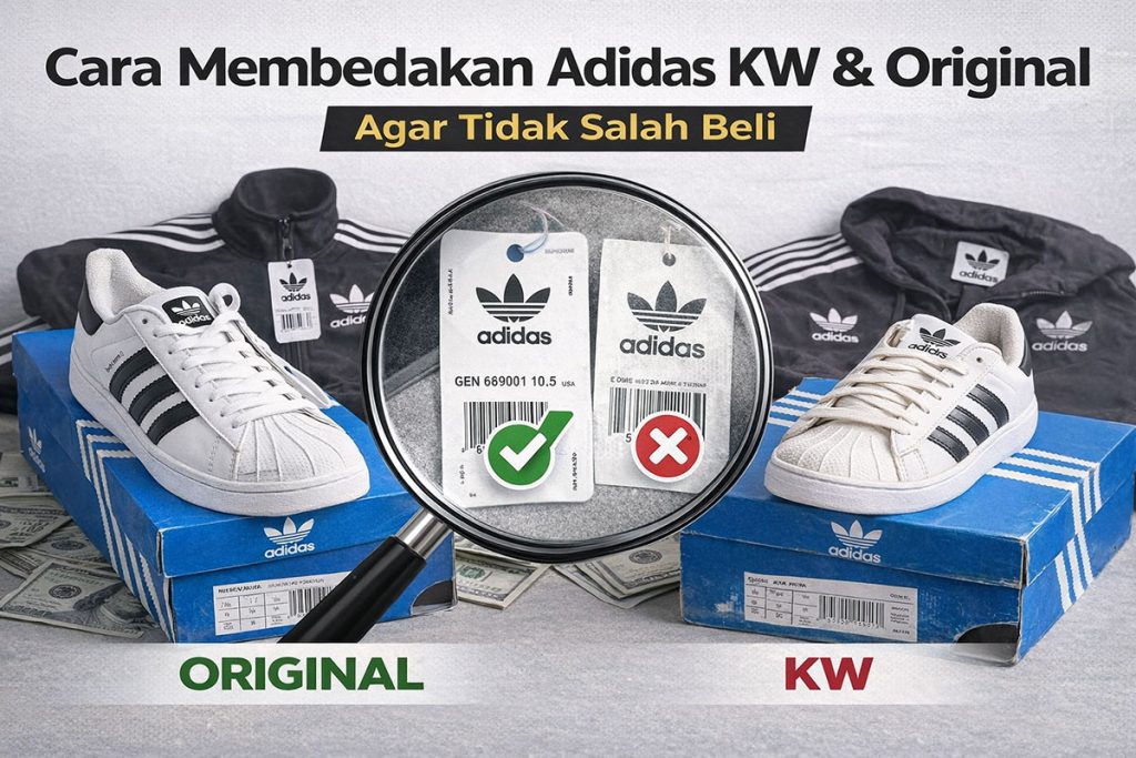 Cara Membedakan Adidas KW & Original KW
