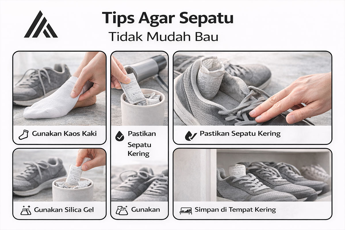 Tips Agar Sepatu Tidak Mudah Bau