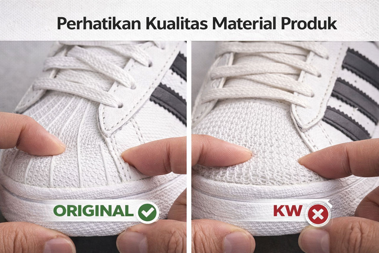 perhatikan kualitas material produk